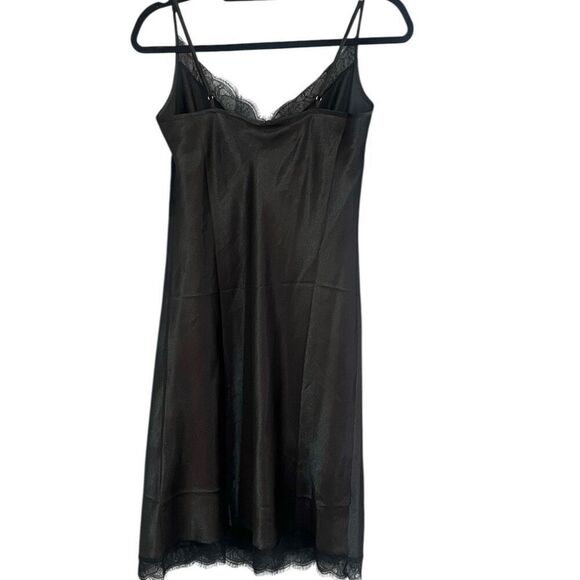 Laundry Blac Slip Dress Lace Detail Adjustable Straps Y2K Sz M Dead Stock - Picture 4 of 6